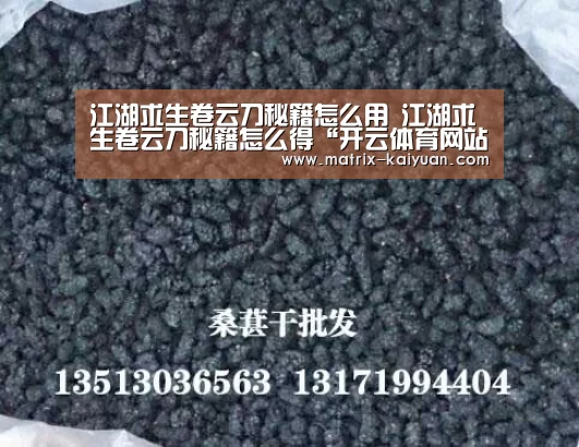 江湖求生卷云刀秘籍怎么用 江湖求生卷云刀秘籍怎么得“开云体育网站”(图1) 开云体育网站